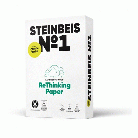 Papier ksero recyklingowy A4/500/80g Mondi Nautilus/Steinbeis Recykling - 2
